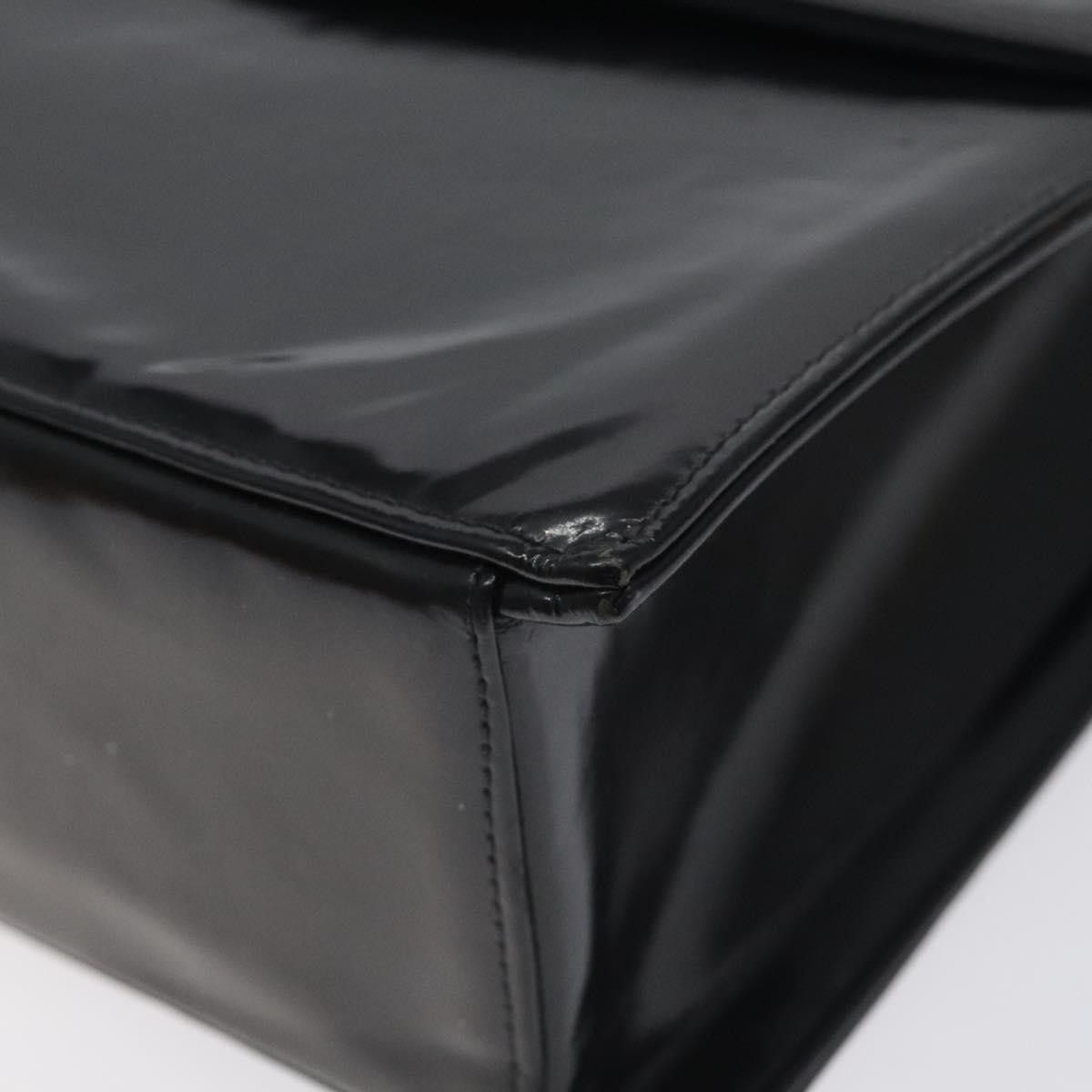 Chanel Chanel Vintage CC Box Flap Bag Patent Leather Size ONE SIZE - 9 Thumbnail