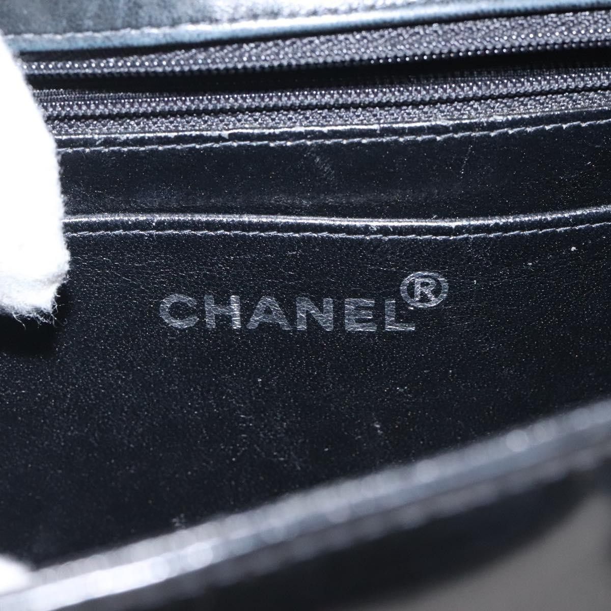 Chanel Chanel Vintage CC Box Flap Bag Patent Leather Size ONE SIZE - 6 Thumbnail