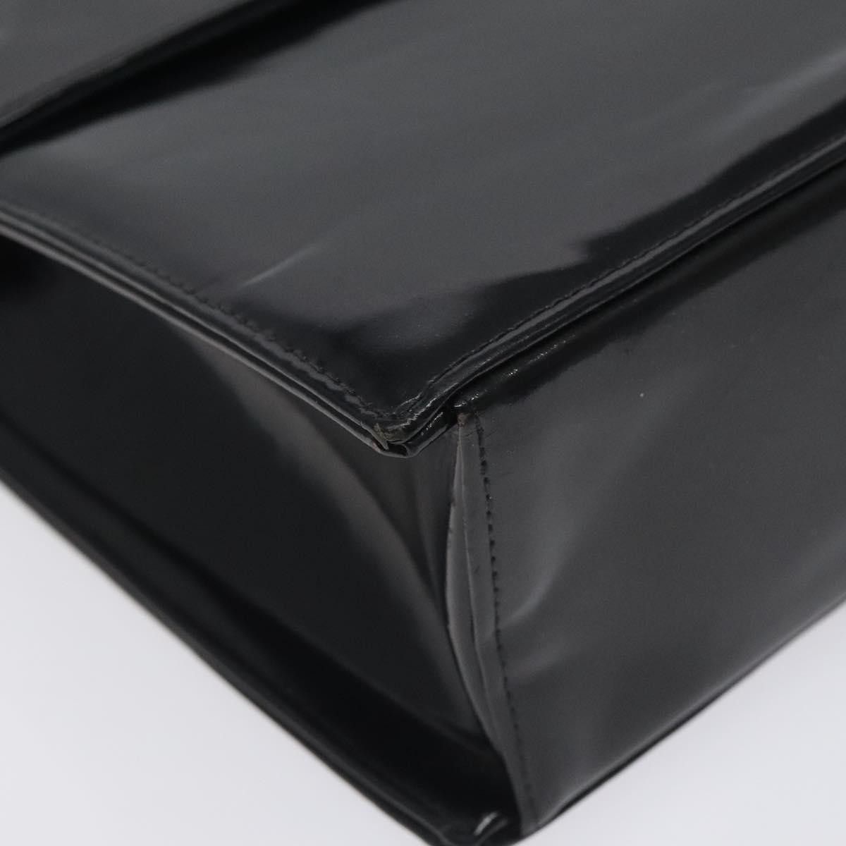 Chanel Chanel Vintage CC Box Flap Bag Patent Leather Size ONE SIZE - 11 Thumbnail