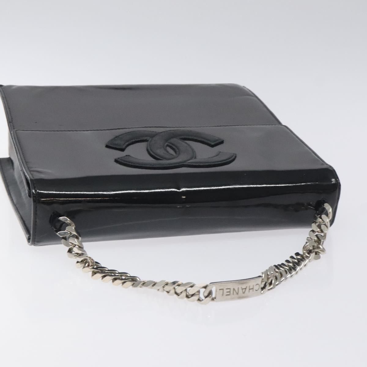 Chanel Chanel Vintage CC Box Flap Bag Patent Leather Size ONE SIZE - 8 Thumbnail