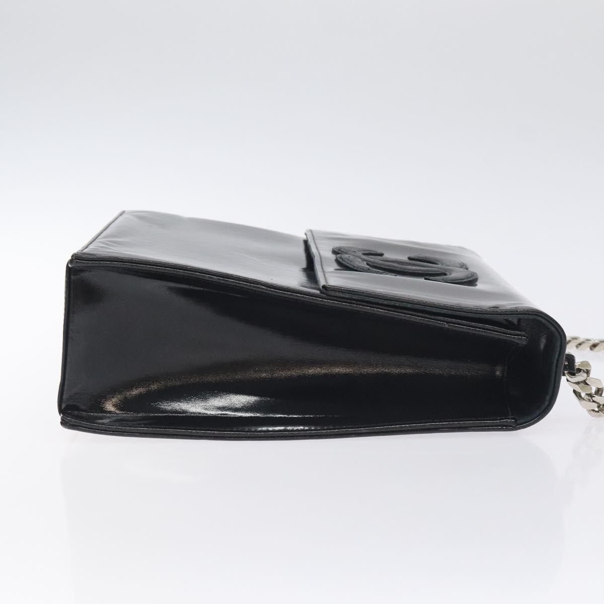 Chanel Chanel Vintage CC Box Flap Bag Patent Leather Size ONE SIZE - 3 Thumbnail