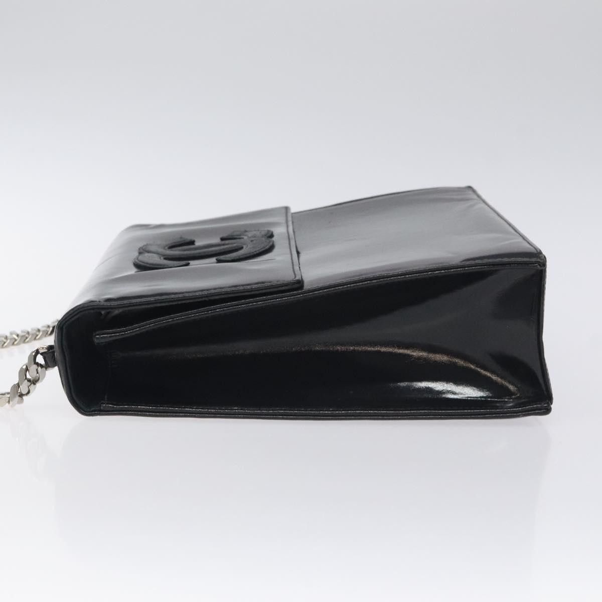 Chanel Chanel Vintage CC Box Flap Bag Patent Leather Size ONE SIZE - 4 Thumbnail