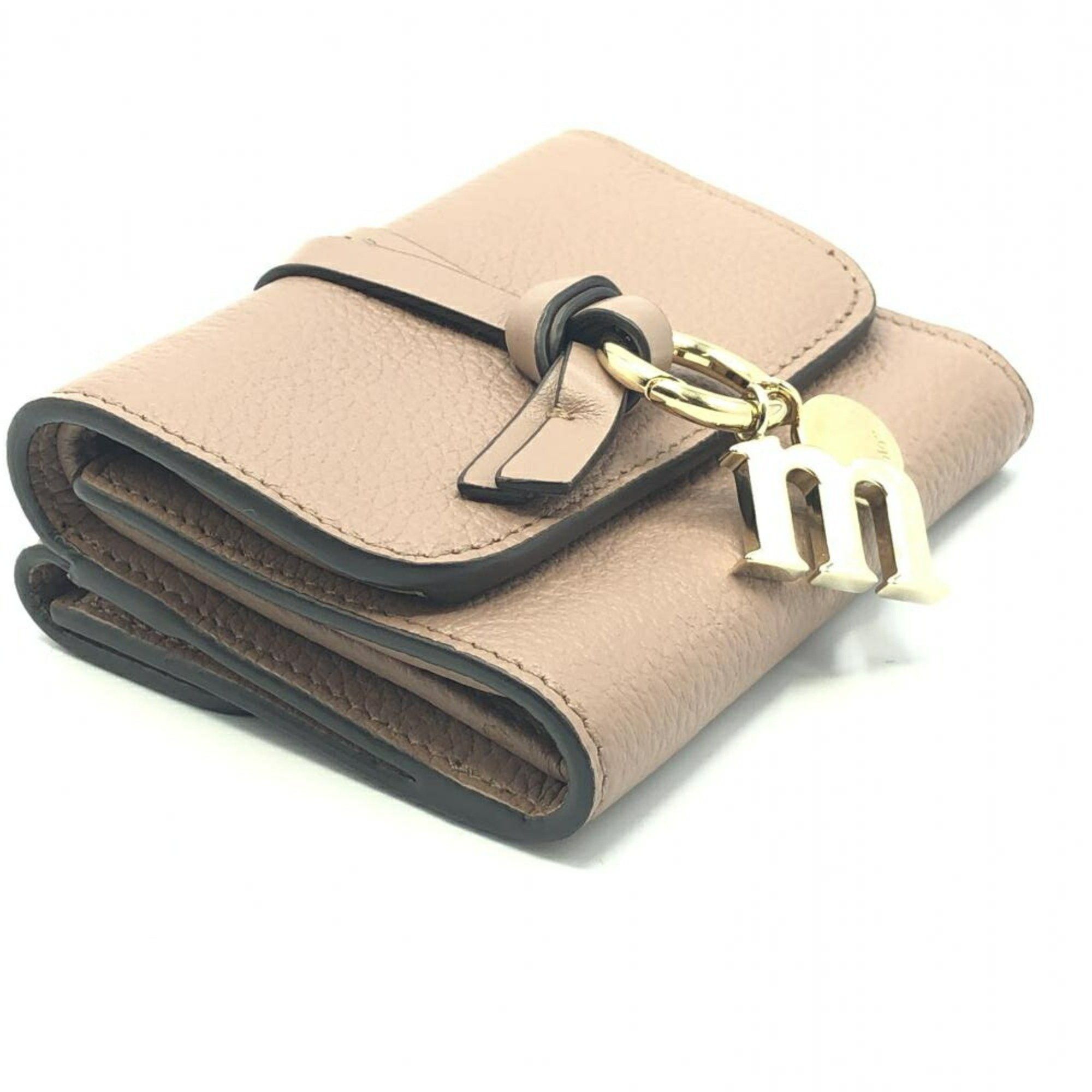 Chloe Chloe Alphabet Trifold Wallet Leather Size ONE SIZE - 4 Thumbnail