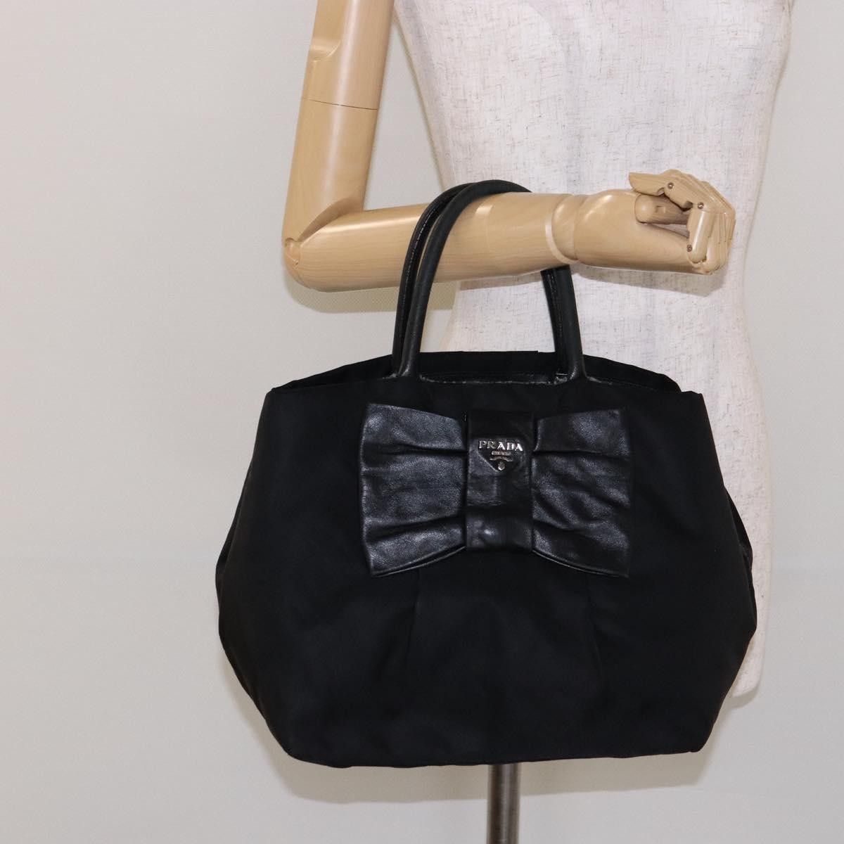 Prada Prada Bow Tote Tessuto Size ONE SIZE - 16 Thumbnail