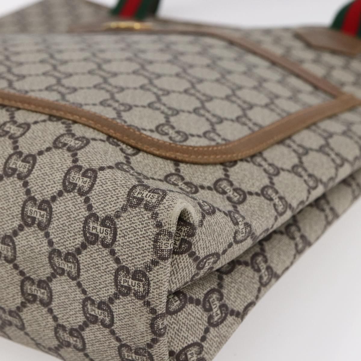 Gucci Gucci Vintage Web Strap Tote GG Coated Canvas Size ONE SIZE - 9 Thumbnail