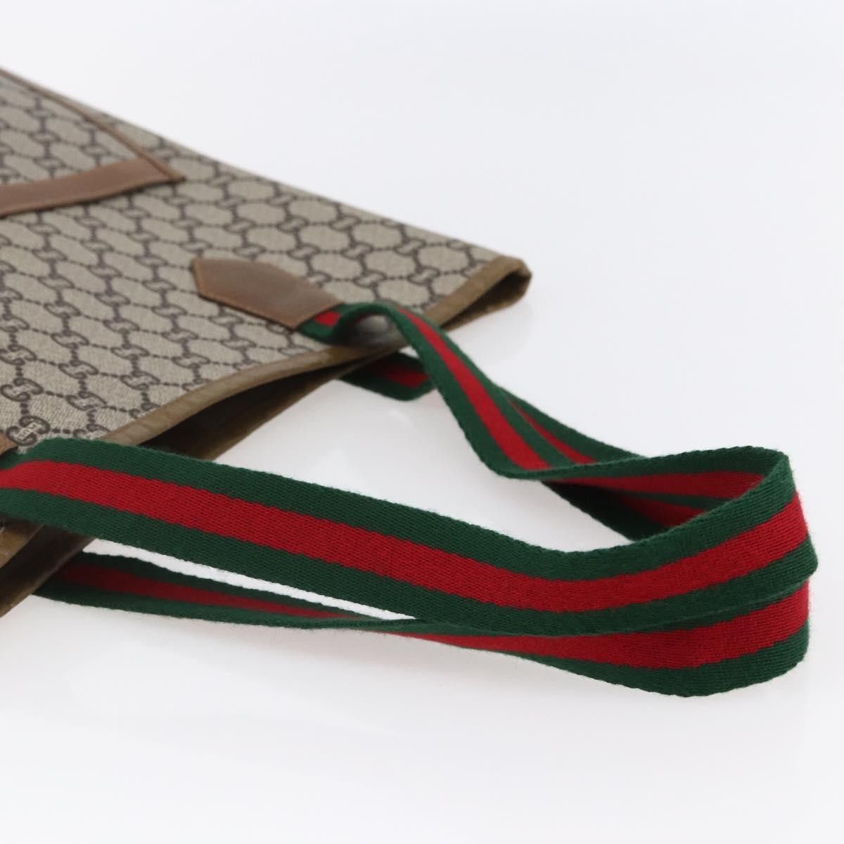 Gucci Gucci Vintage Web Strap Tote GG Coated Canvas Size ONE SIZE - 8 Thumbnail