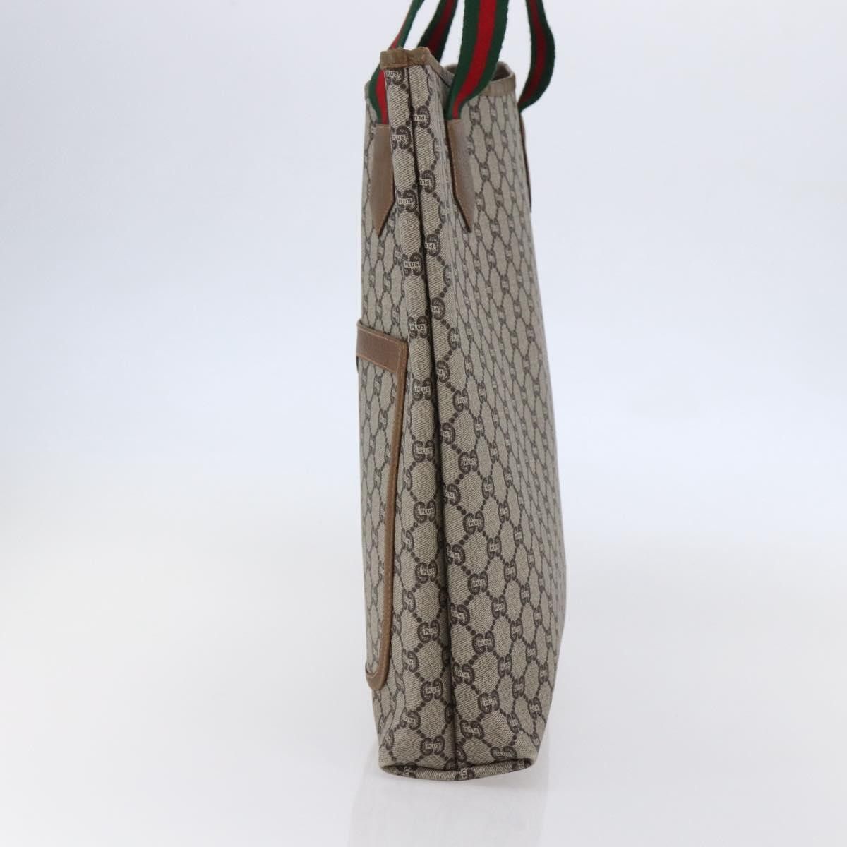 Gucci Gucci Vintage Web Strap Tote GG Coated Canvas Size ONE SIZE - 4 Thumbnail