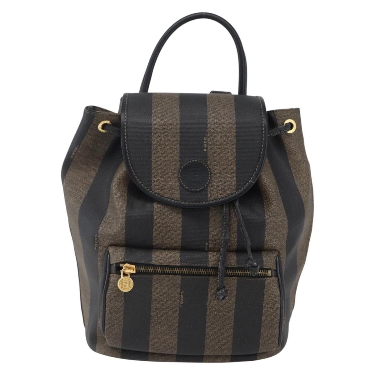 Fendi Fendi Pequin Front Pocket Backpack Coated Canvas Size ONE SIZE - 16 Thumbnail