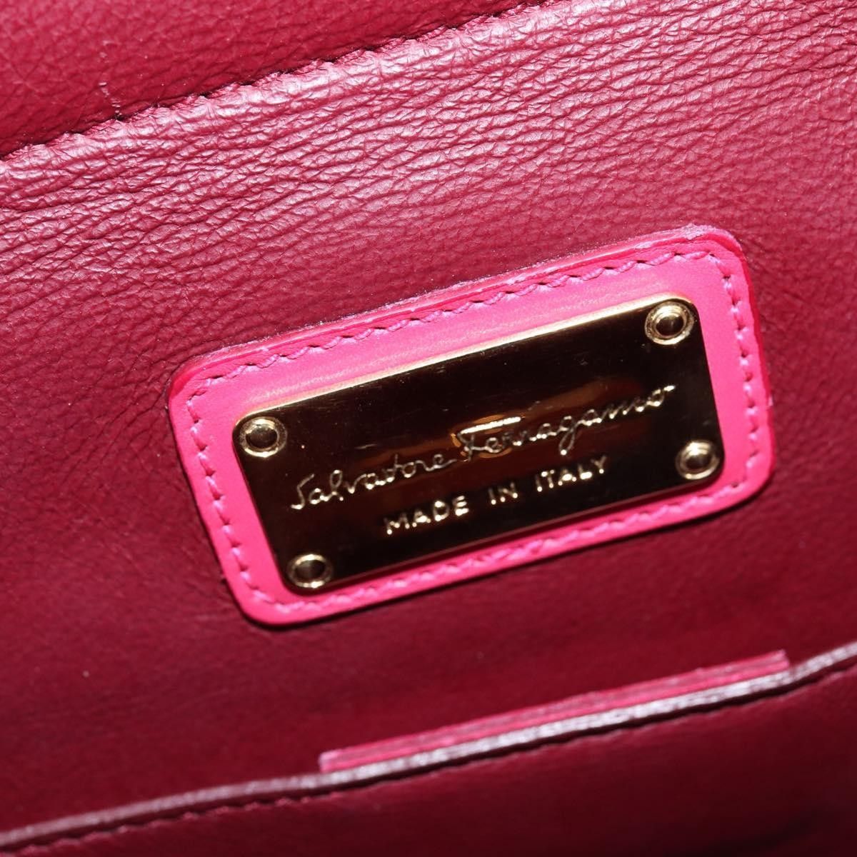 Salvatore Ferragamo Salvatore Ferragamo Sofia Satchel Leather Size ONE SIZE - 6 Thumbnail