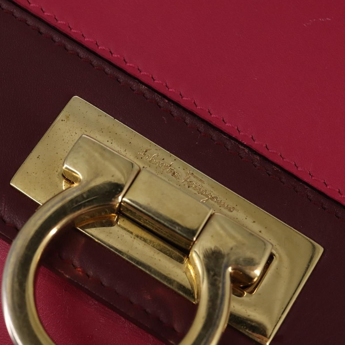 Salvatore Ferragamo Salvatore Ferragamo Sofia Satchel Leather Size ONE SIZE - 13 Thumbnail