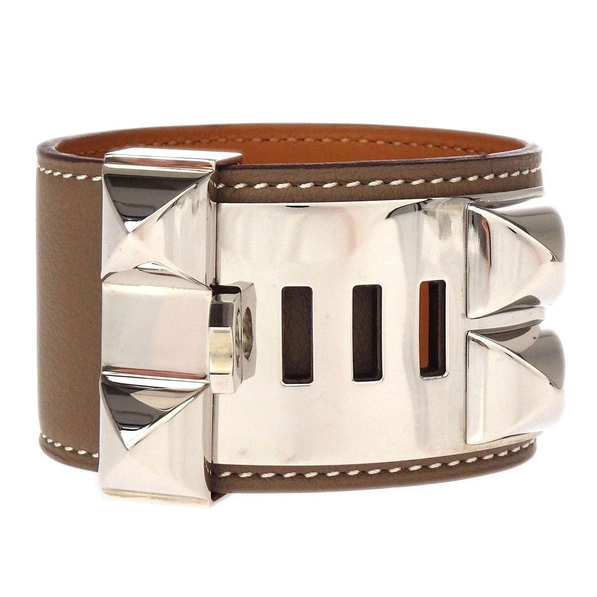 Hermes Hermes Collier de Chien Bracelet Leather Size ONE SIZE - 2 Thumbnail
