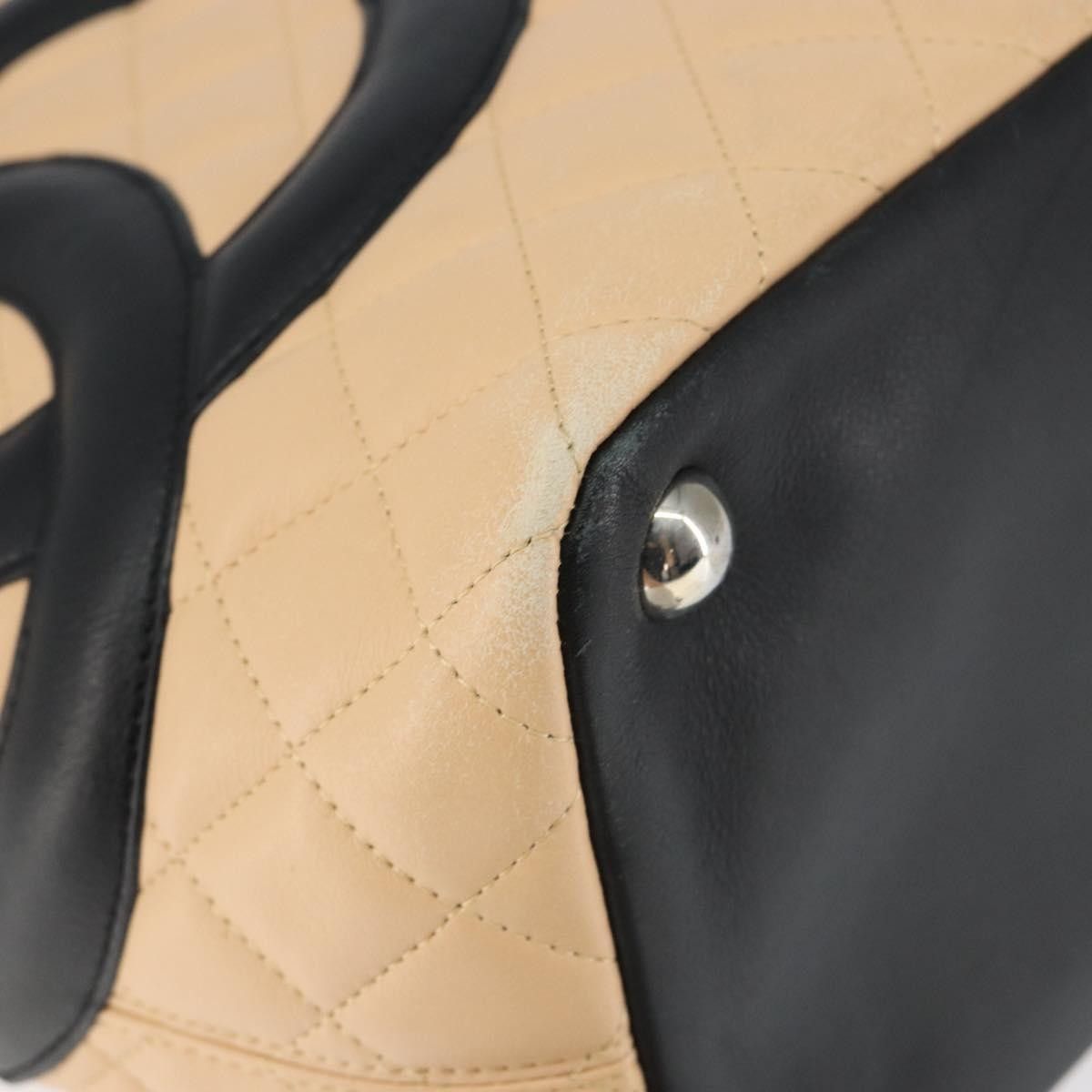 Chanel Chanel Cambon Tote Quilted Leather Size ONE SIZE - 9 Thumbnail