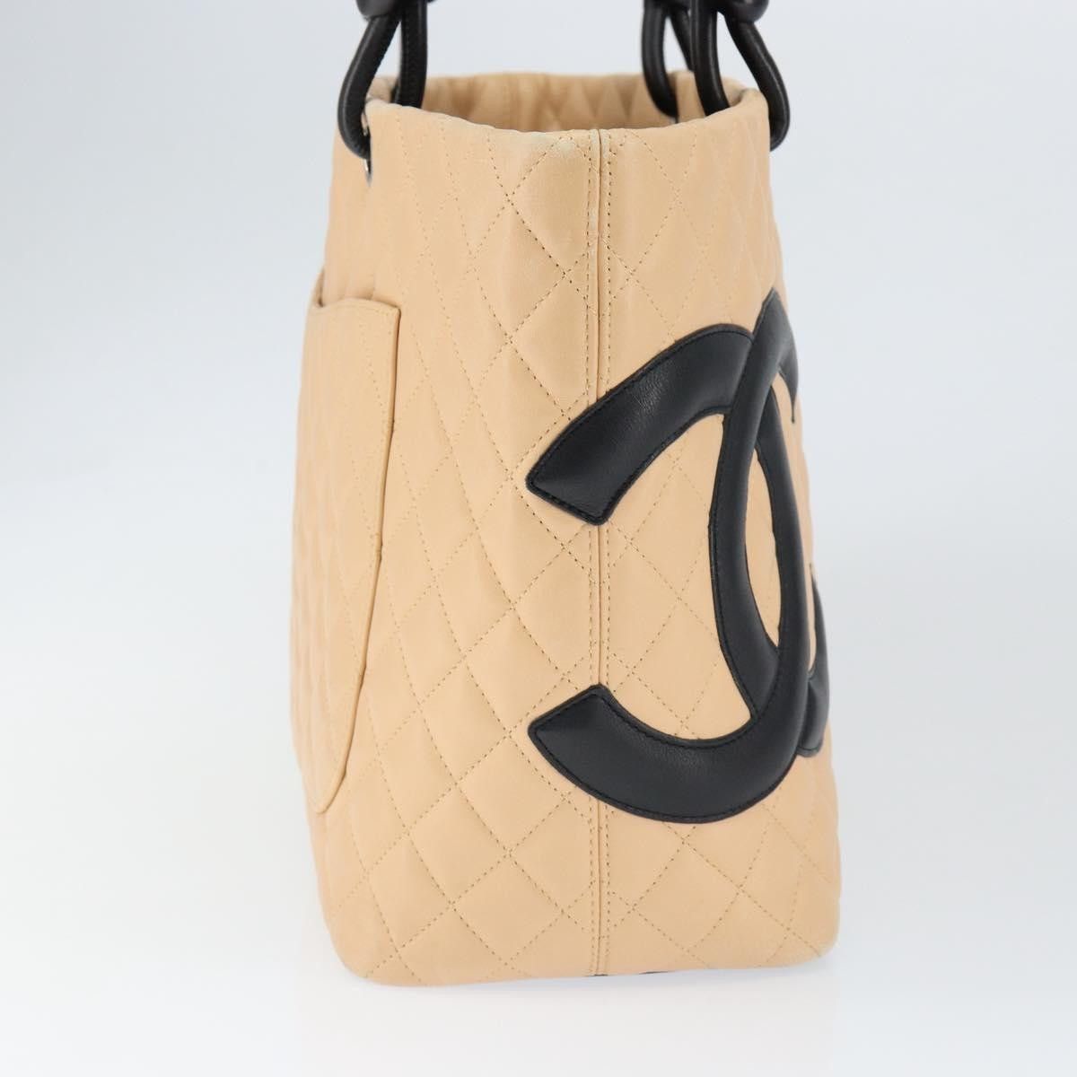 Chanel Chanel Cambon Tote Quilted Leather Size ONE SIZE - 3 Thumbnail