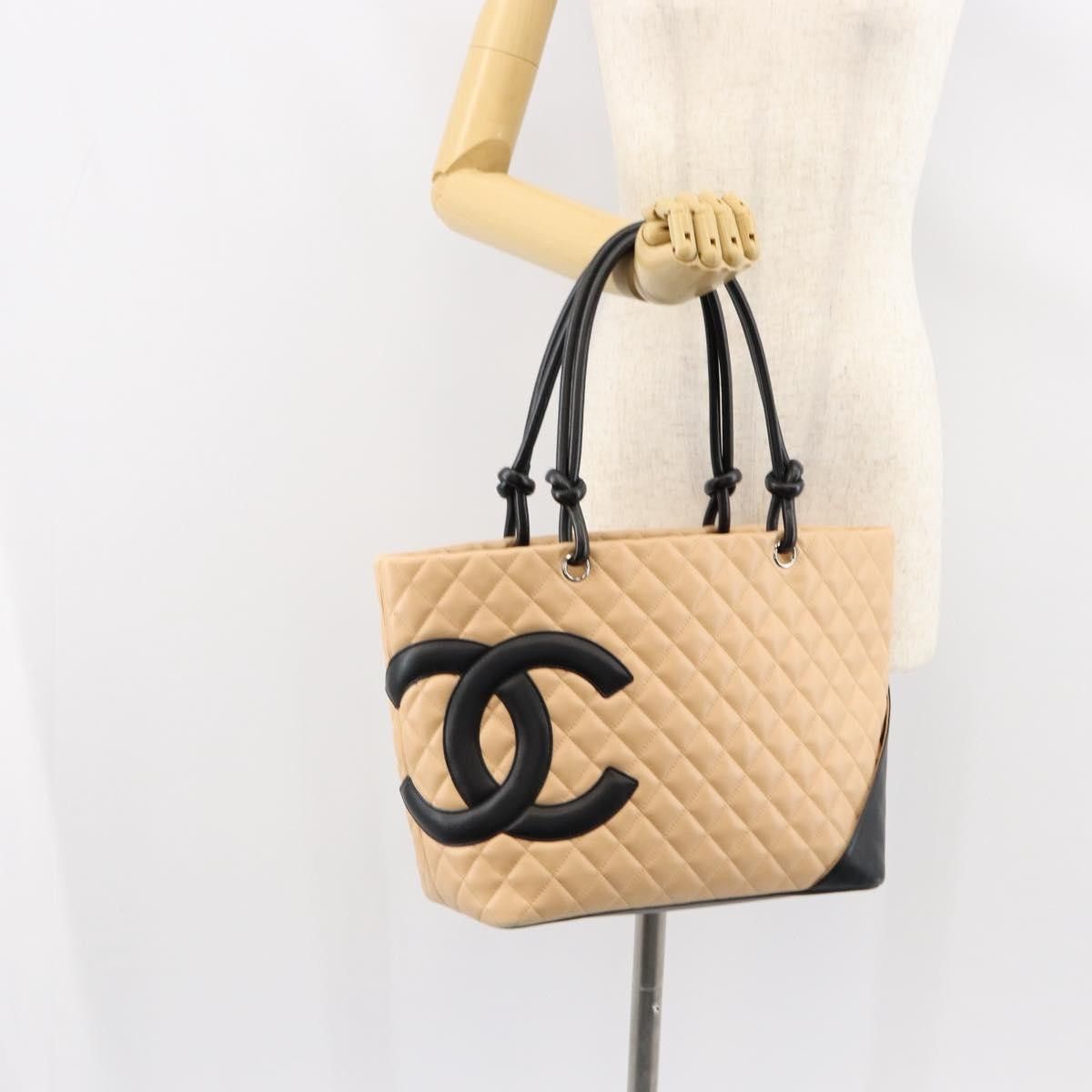 Chanel Chanel Cambon Tote Quilted Leather Size ONE SIZE - 15 Thumbnail