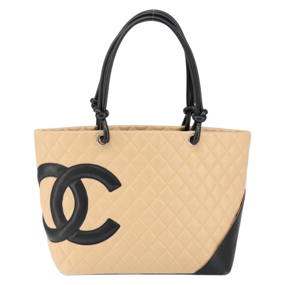 Chanel Chanel Cambon Tote Quilted Leather Size ONE SIZE - 17 Thumbnail