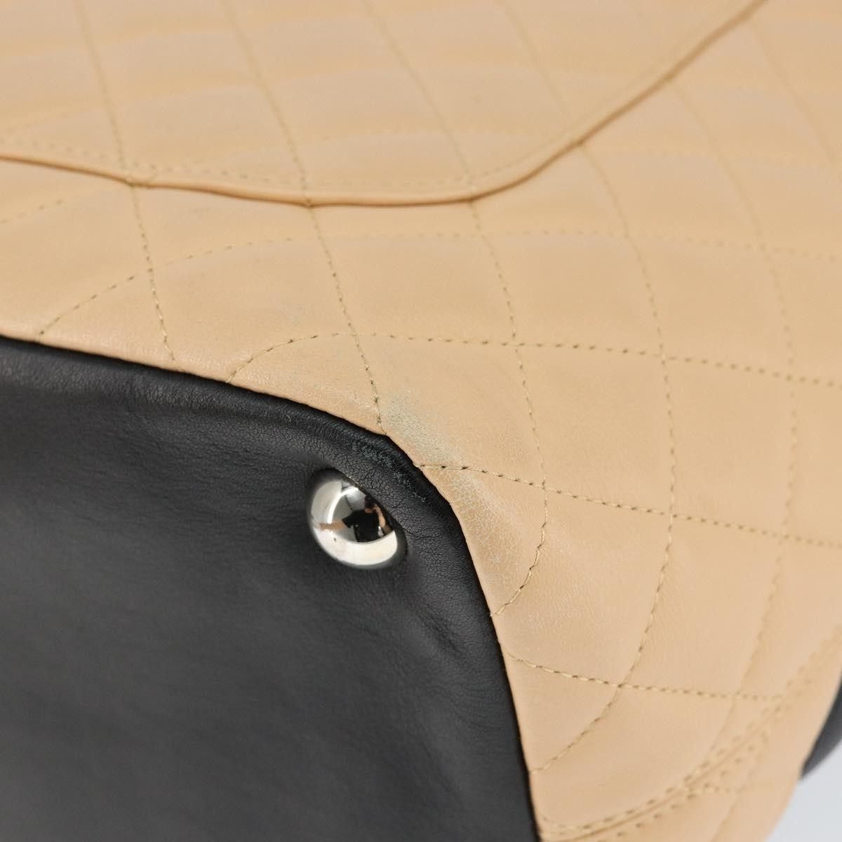 Chanel Chanel Cambon Tote Quilted Leather Size ONE SIZE - 12 Thumbnail