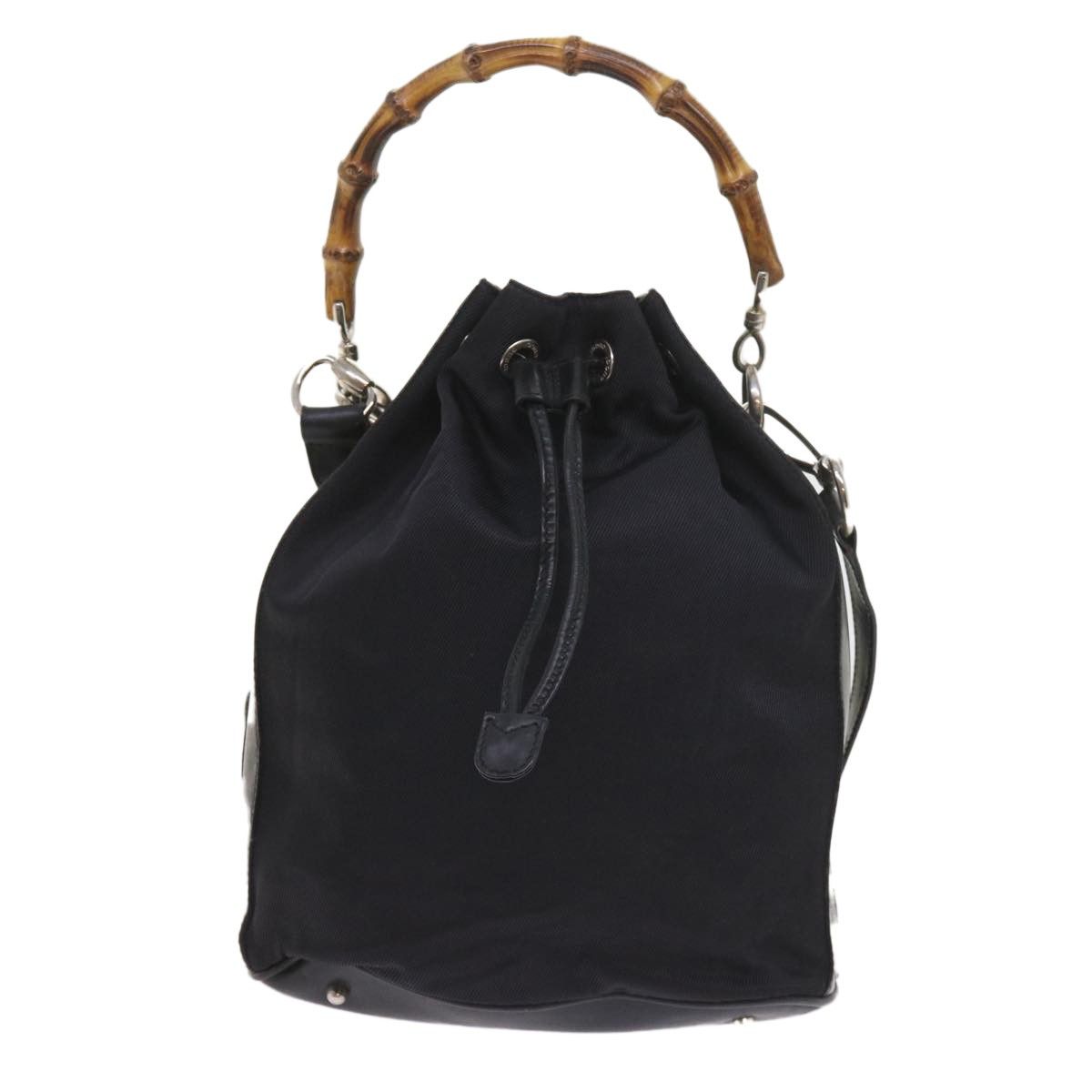 Gucci Gucci Vintage Bamboo Shoulder Bag Nylon Size ONE SIZE - 20 Thumbnail