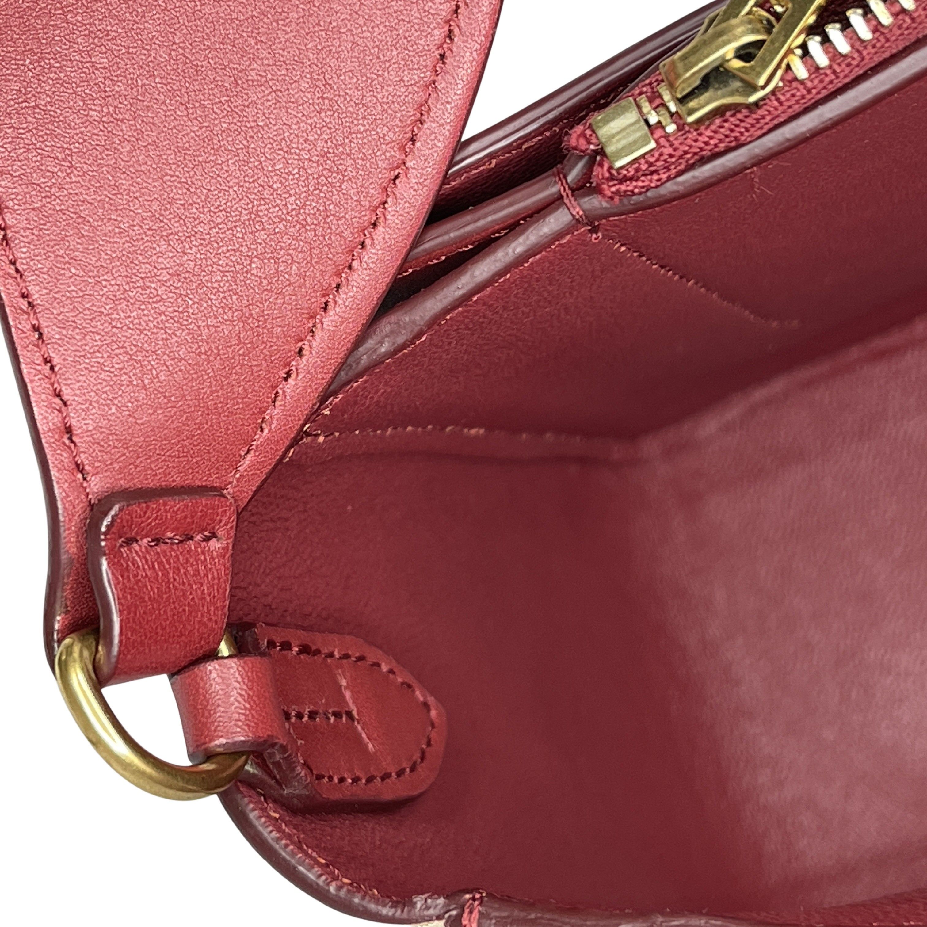 Celine Celine Triomphe Frame Chain Shoulder Bag Leather Size ONE SIZE - 9 Thumbnail