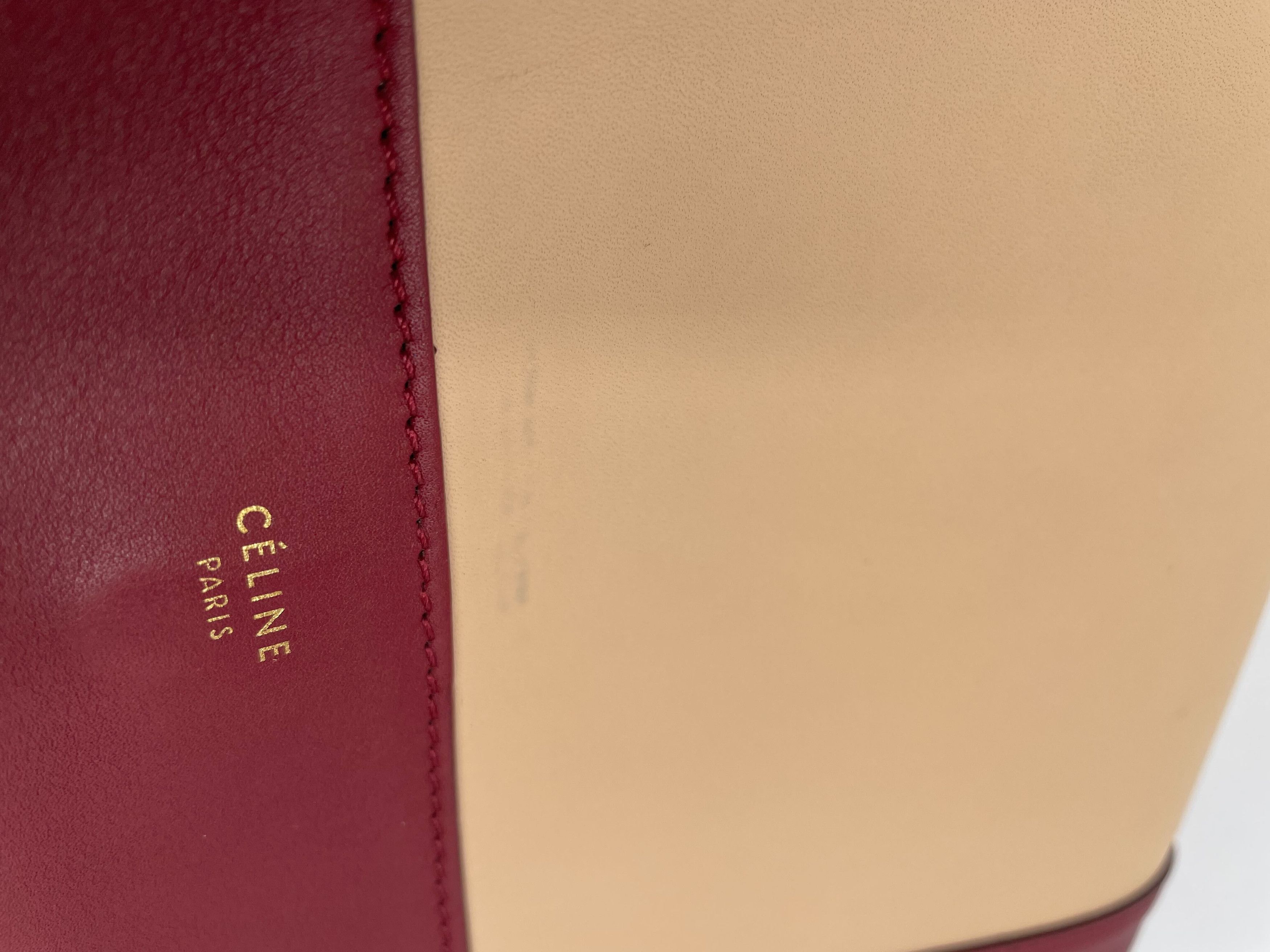 Celine Celine Triomphe Frame Chain Shoulder Bag Leather Size ONE SIZE - 6 Thumbnail