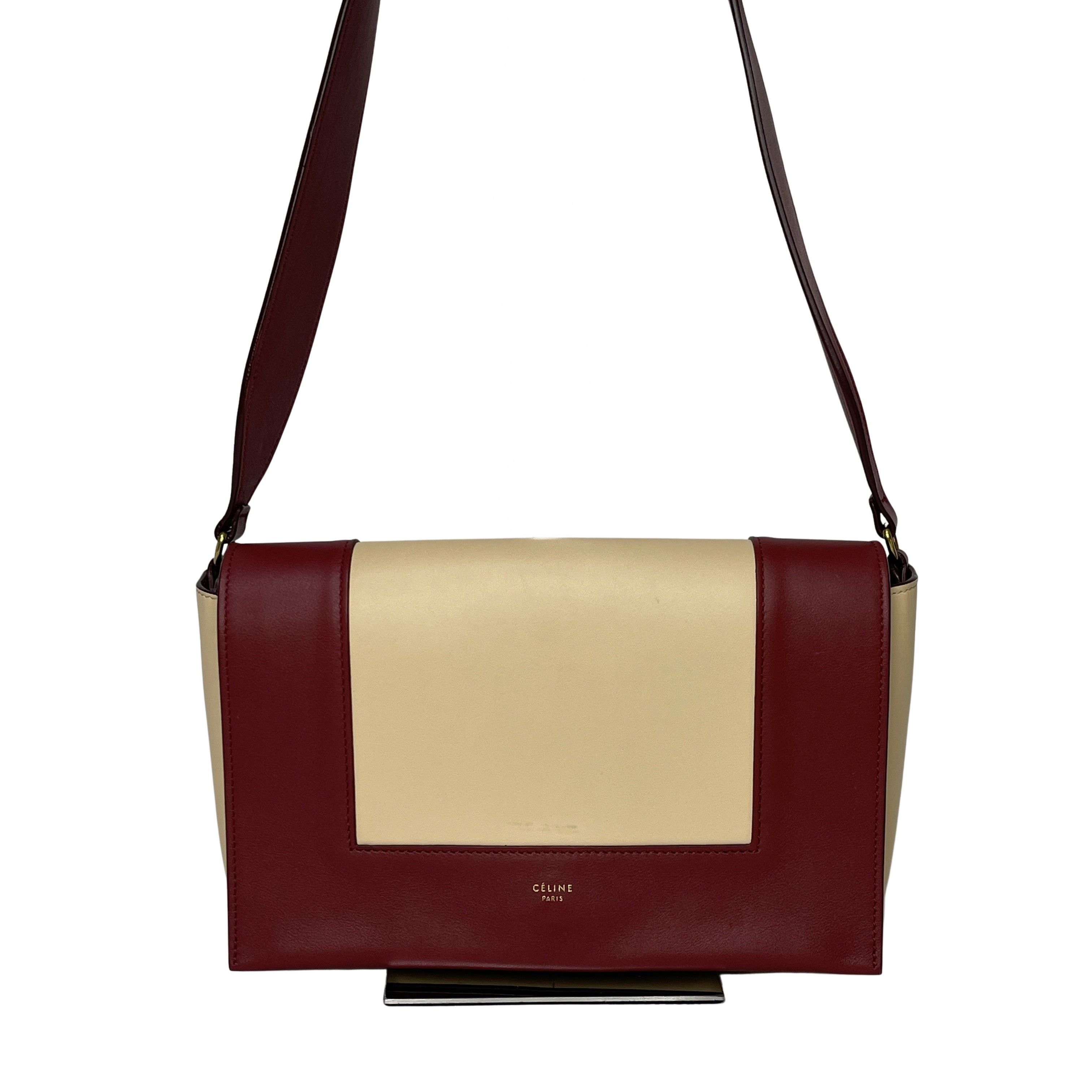 Celine Celine Triomphe Frame Chain Shoulder Bag Leather Size ONE SIZE - 2 Thumbnail