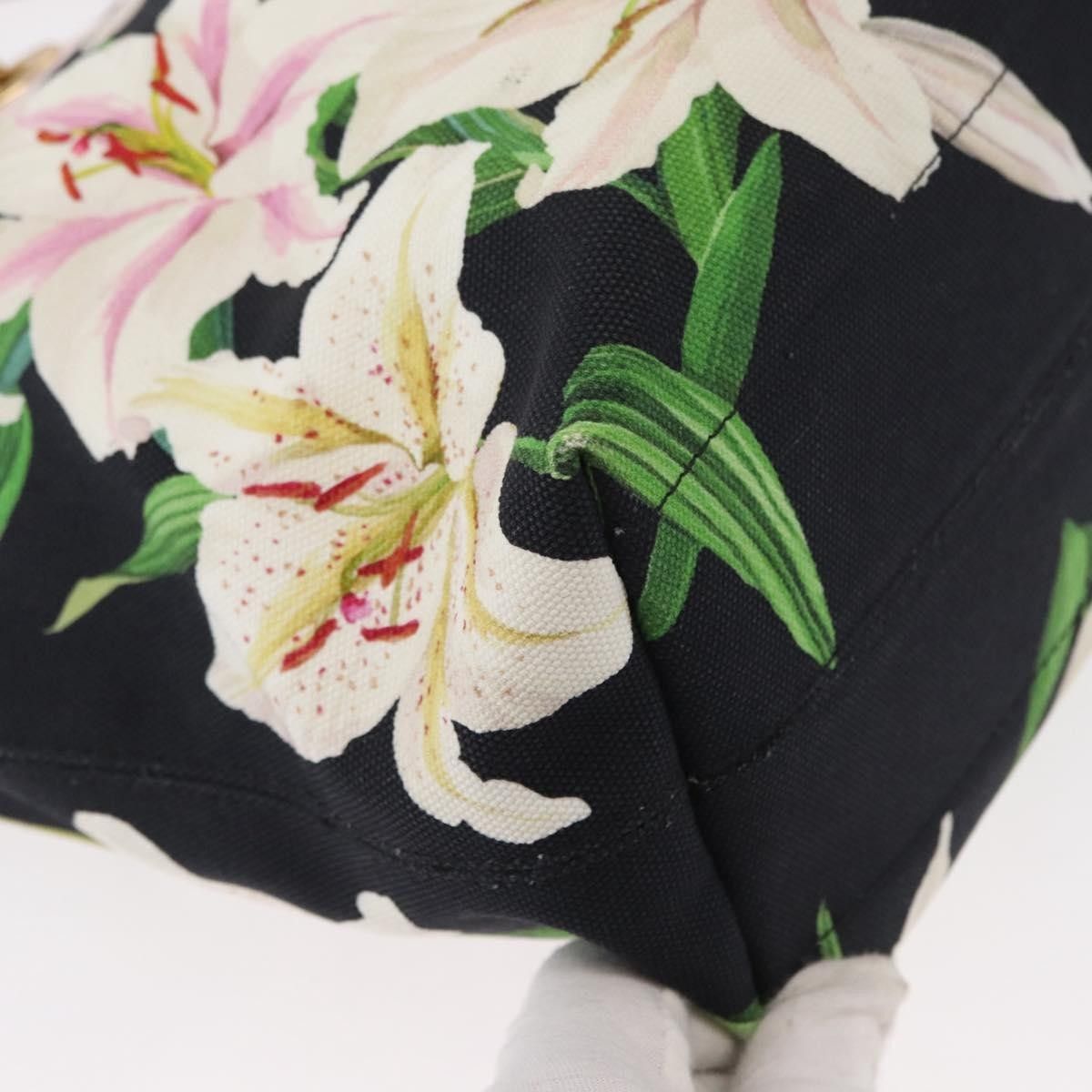 Dolce & Gabbana Dolce & Gabbana Capri Tote Printed Canvas with Lizard Embossed Leather Size ONE SIZE - 9 Thumbnail