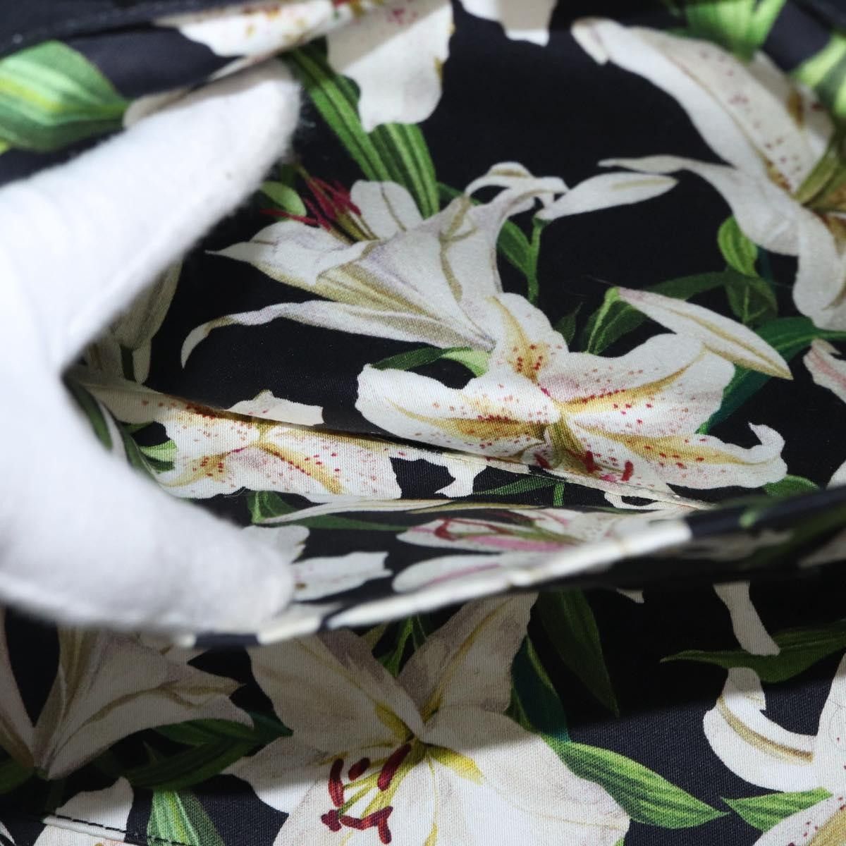 Dolce & Gabbana Dolce & Gabbana Capri Tote Printed Canvas with Lizard Embossed Leather Size ONE SIZE - 23 Thumbnail