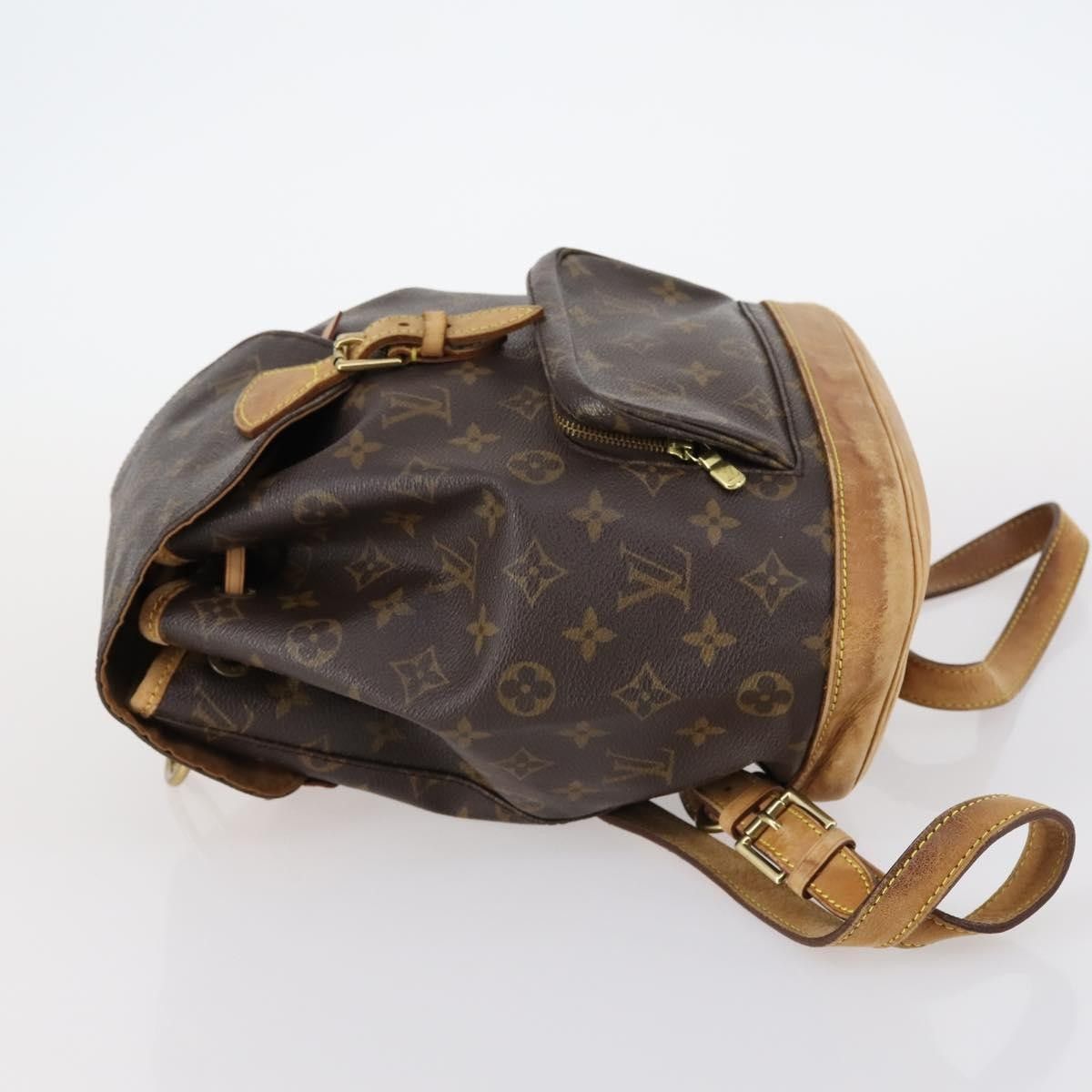 Louis Vuitton Louis Vuitton Vintage Montsouris Backpack Monogram Canvas Size ONE SIZE - 4 Thumbnail