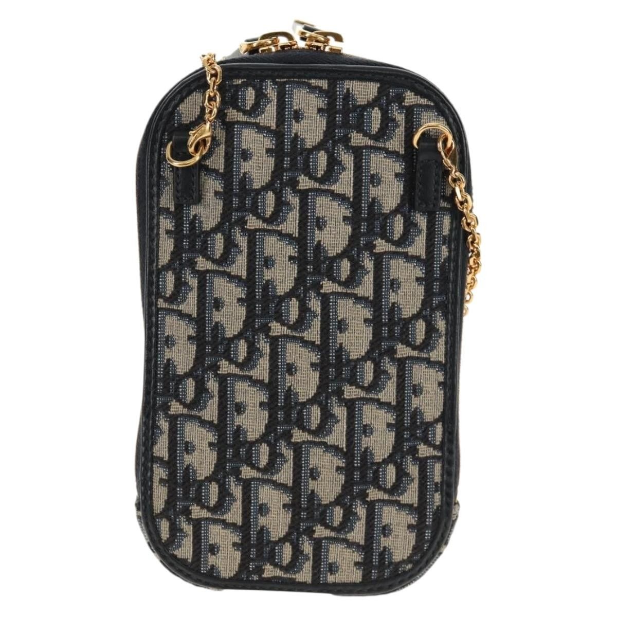 Dior Christian Dior 30 Montaigne Phone Holder on Chain Oblique Canvas Size ONE SIZE - 2 Thumbnail