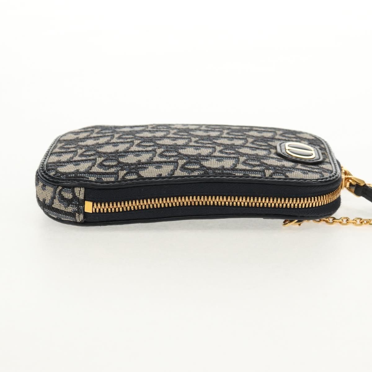 Dior Christian Dior 30 Montaigne Phone Holder on Chain Oblique Canvas Size ONE SIZE - 4 Thumbnail