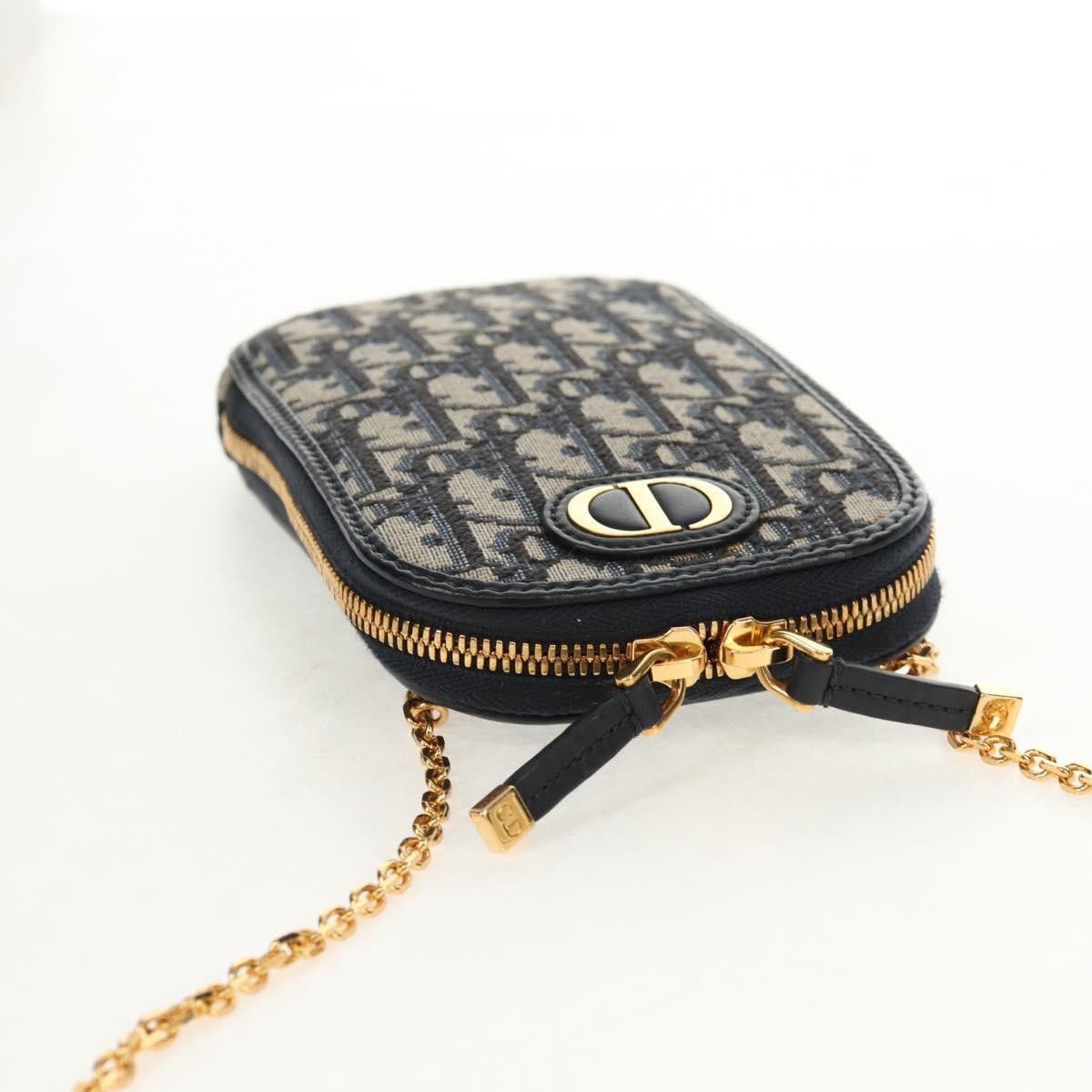 Dior Christian Dior 30 Montaigne Phone Holder on Chain Oblique Canvas Size ONE SIZE - 17 Thumbnail