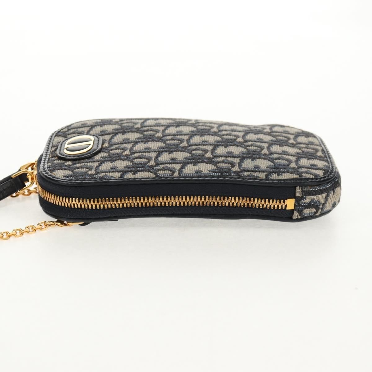 Dior Christian Dior 30 Montaigne Phone Holder on Chain Oblique Canvas Size ONE SIZE - 3 Thumbnail