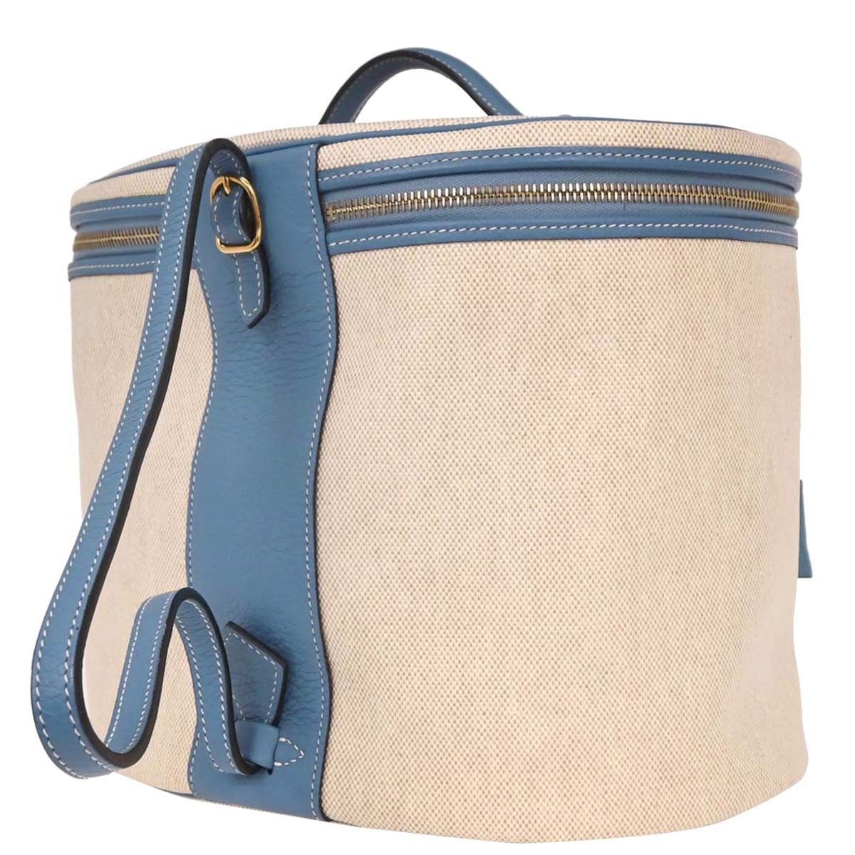 Hermes Hermes Intercity Victoria Travel Case Toile with Leather Size ONE SIZE - 3 Thumbnail