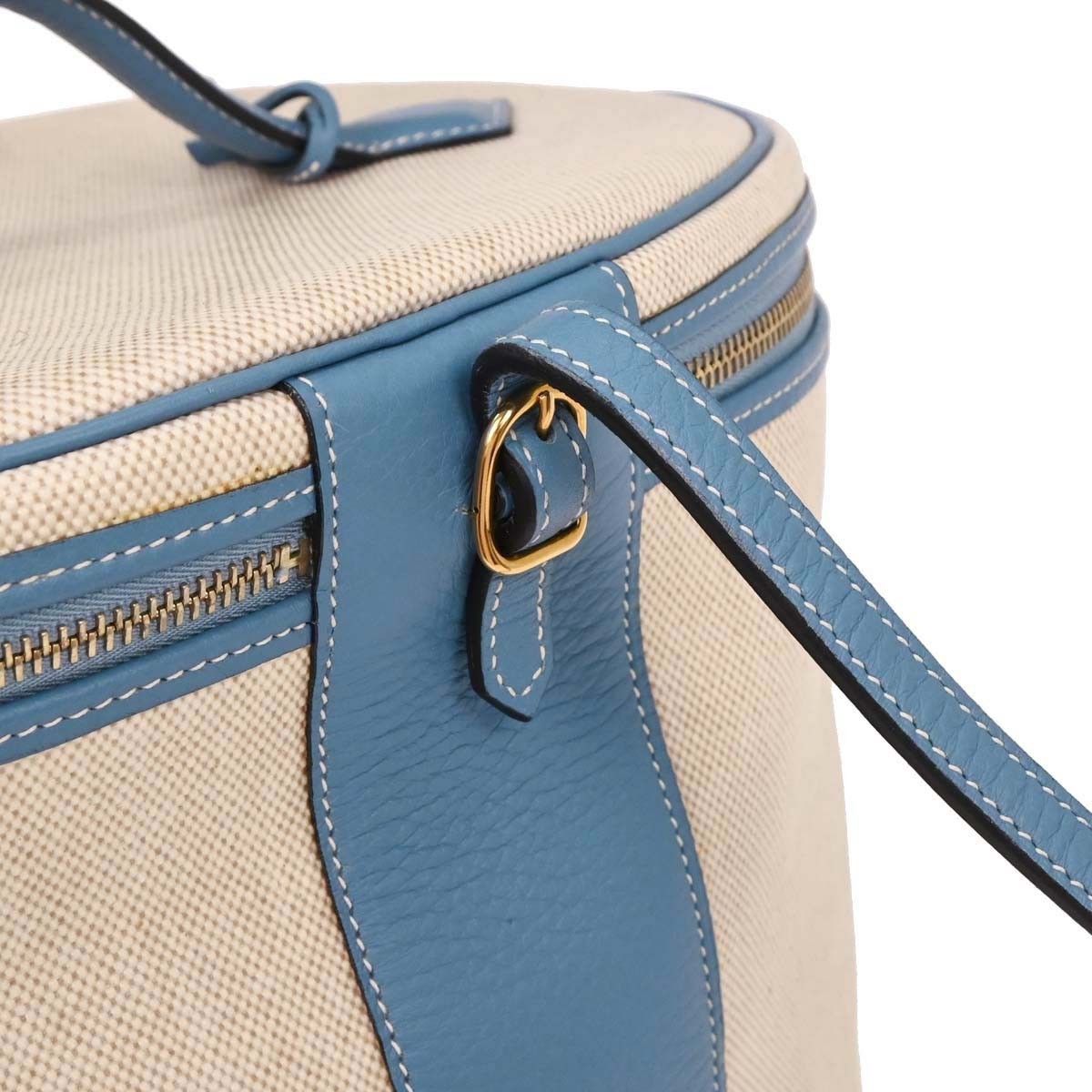 Hermes Hermes Intercity Victoria Travel Case Toile with Leather Size ONE SIZE - 11 Thumbnail