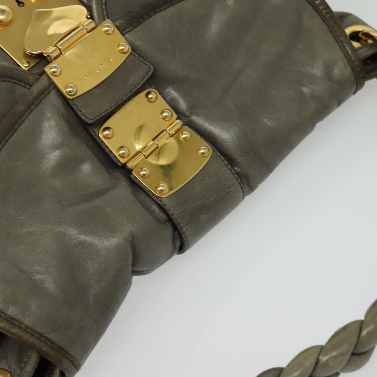 Miu Miu Miu Miu Coffer Convertible Hobo Matelasse Leather Size ONE SIZE - 16 Thumbnail