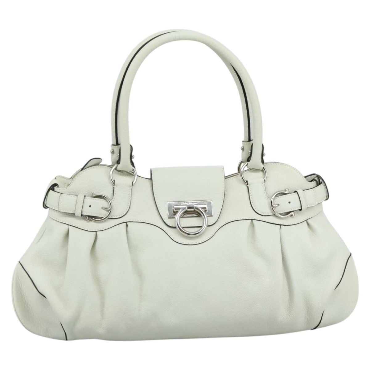 Salvatore Ferragamo Salvatore Ferragamo Marisa Satchel Leather Size ONE SIZE - 19 Thumbnail