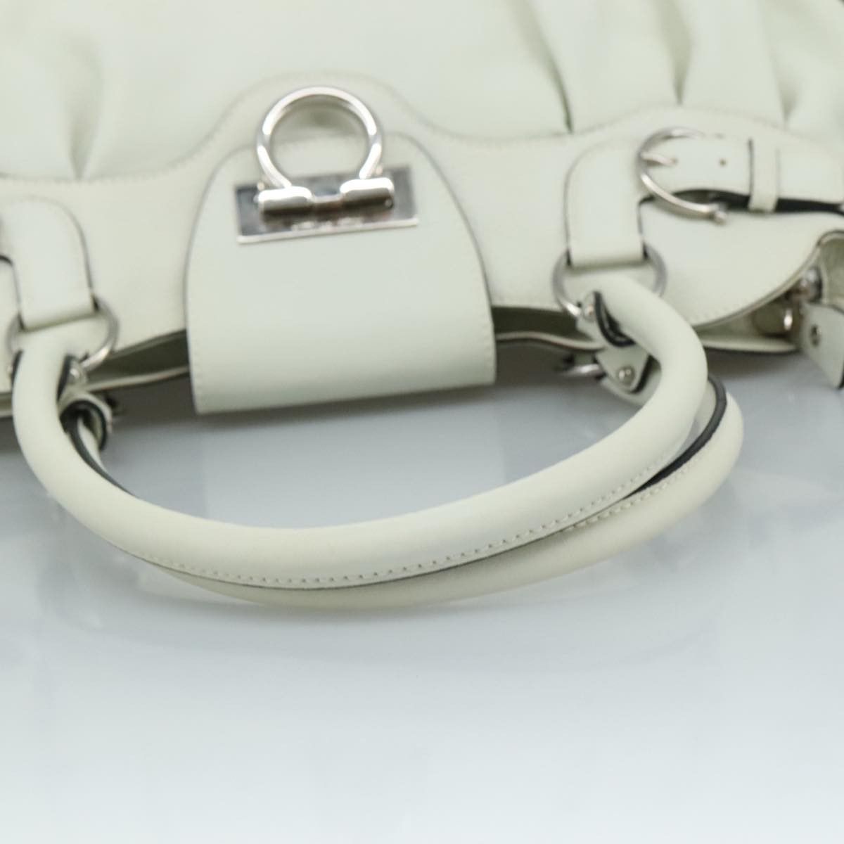 Salvatore Ferragamo Salvatore Ferragamo Marisa Satchel Leather Size ONE SIZE - 8 Thumbnail