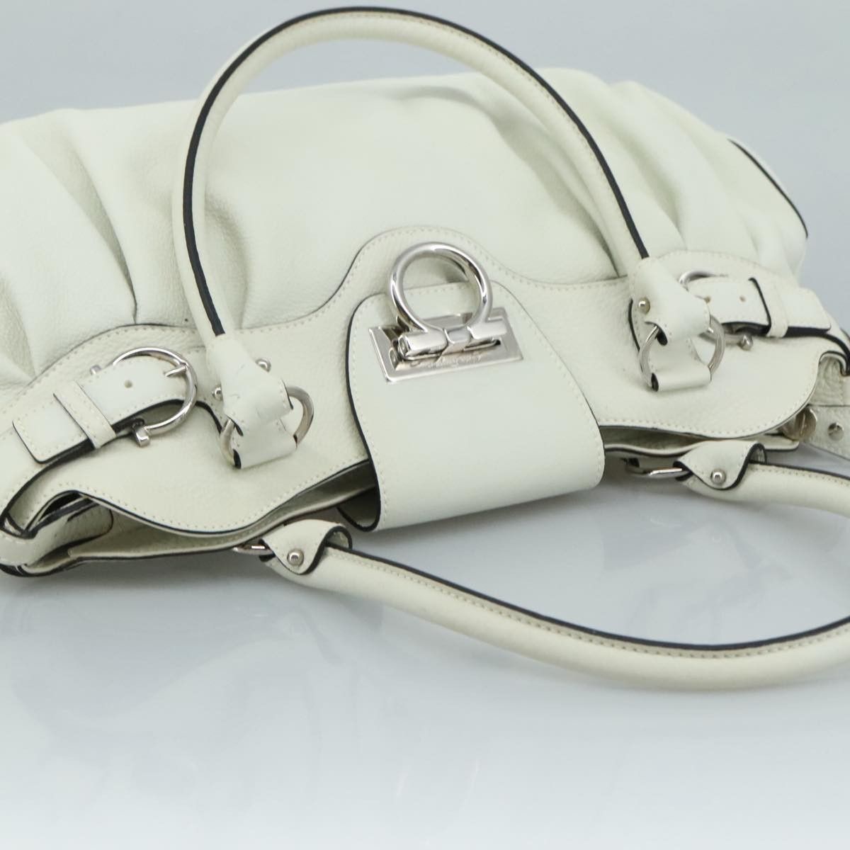 Salvatore Ferragamo Salvatore Ferragamo Marisa Satchel Leather Size ONE SIZE - 17 Thumbnail