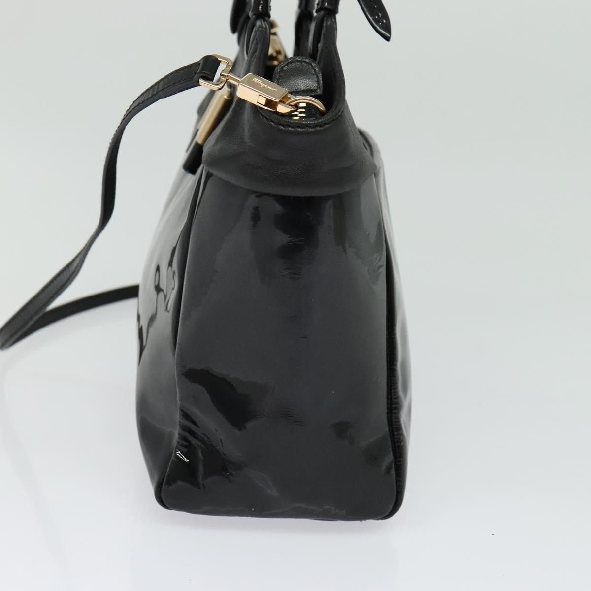 Salvatore Ferragamo Salvatore Ferragamo Vala Patent leather Size ONE SIZE - 4 Thumbnail