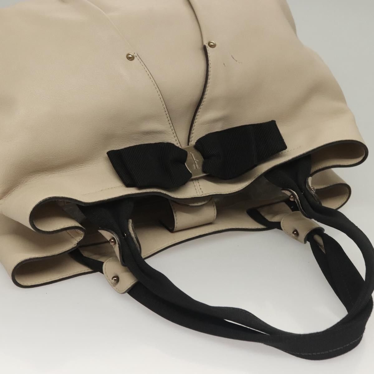 Salvatore Ferragamo Salvatore Ferragamo Vara bow tote Leather Size ONE SIZE - 8 Thumbnail