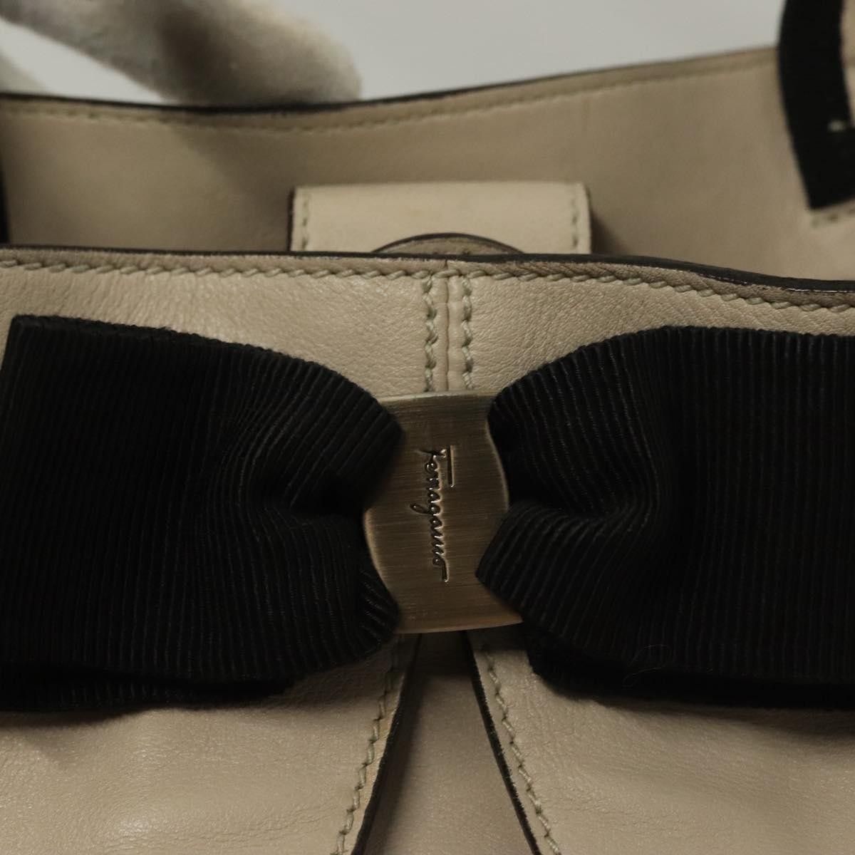 Salvatore Ferragamo Salvatore Ferragamo Vara bow tote Leather Size ONE SIZE - 16 Thumbnail