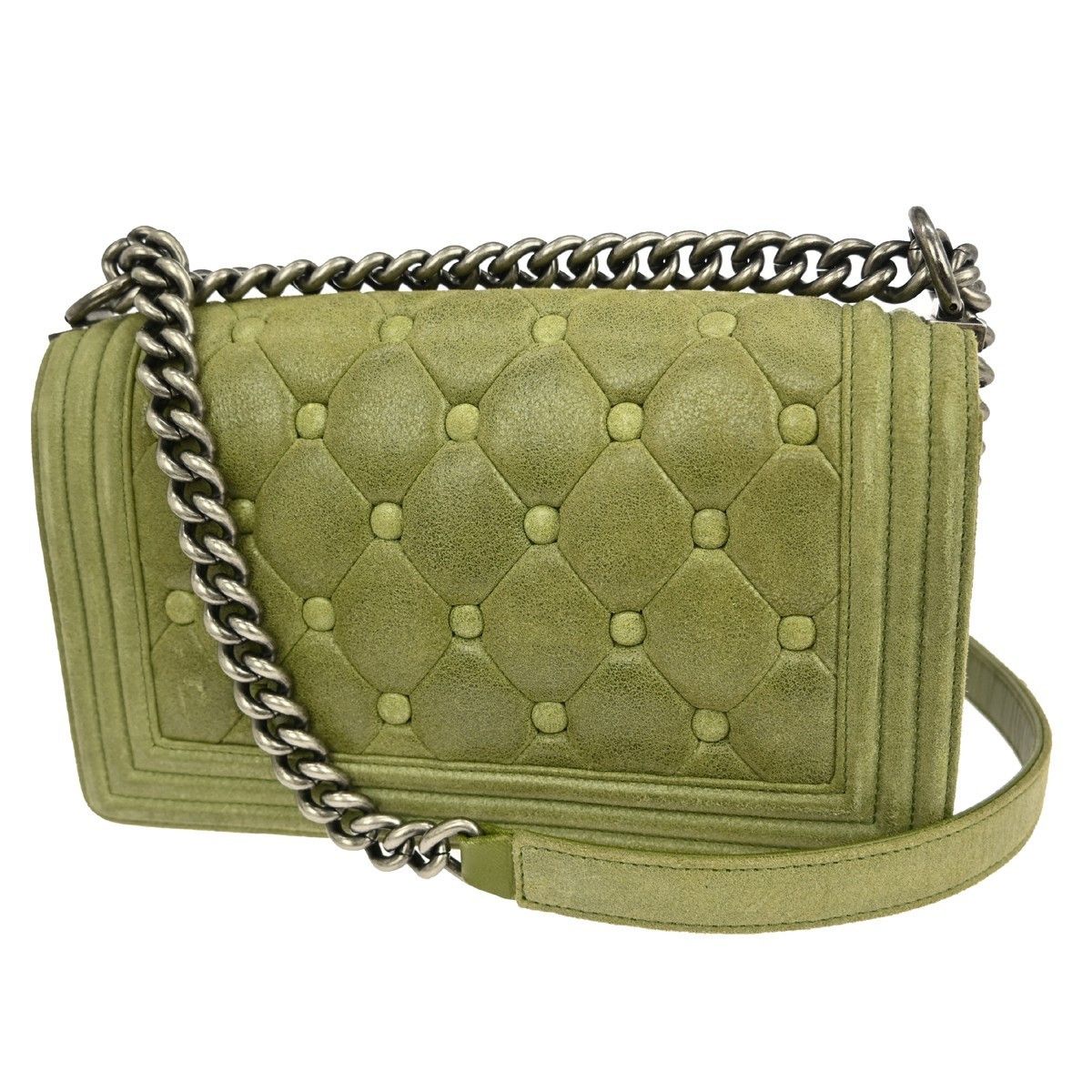 Chanel Chanel Celtic Boy Flap Bag Chesterfield Padding Goatskin Size ONE SIZE - 2 Thumbnail