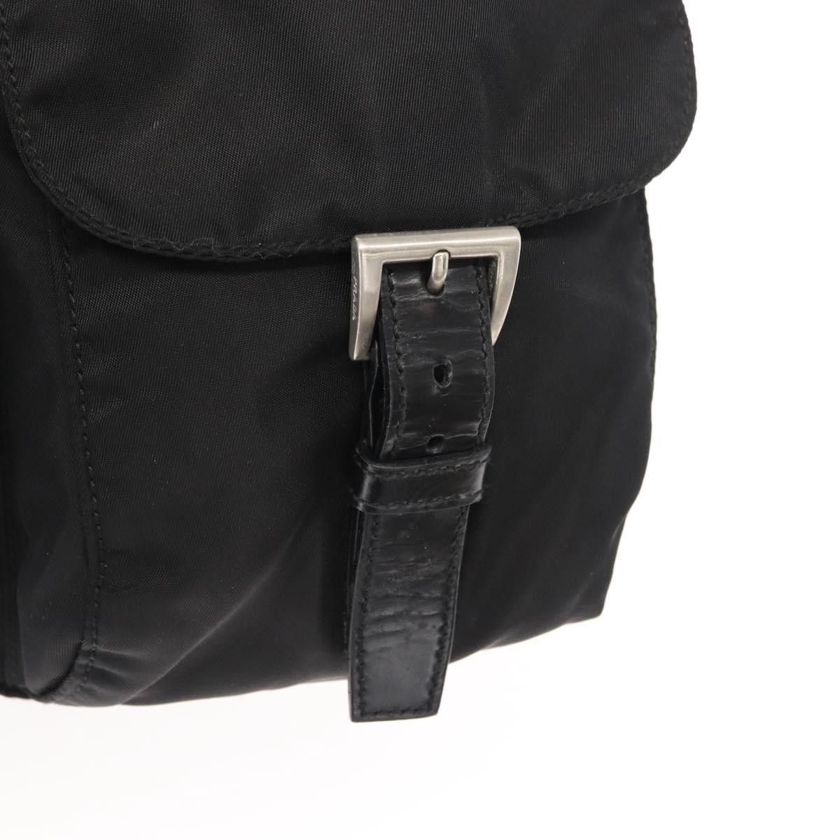Prada Prada Vela Double Front Pocket Backpack Tessuto with Saffiano Leather Size ONE SIZE - 16 Thumbnail