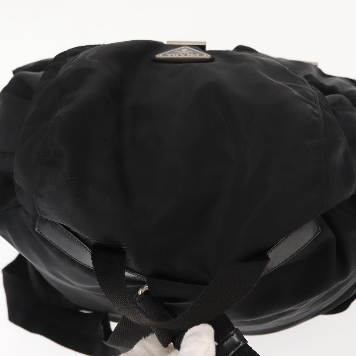 Prada Prada Vela Double Front Pocket Backpack Tessuto with Saffiano Leather Size ONE SIZE - 22 Thumbnail