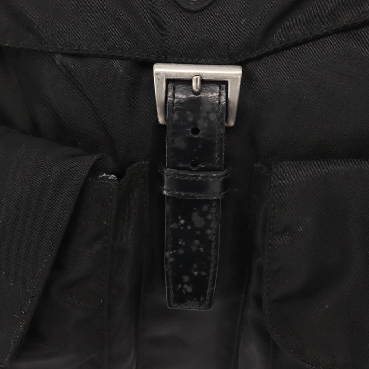 Prada Prada Vela Double Front Pocket Backpack Tessuto with Saffiano Leather Size ONE SIZE - 14 Thumbnail