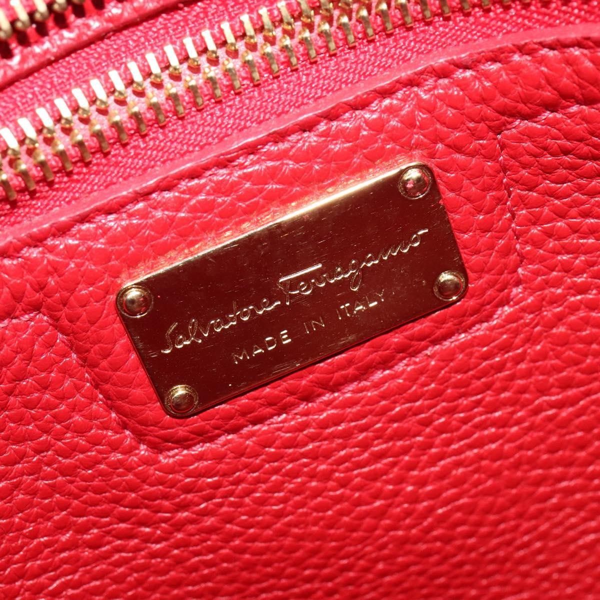 Salvatore Ferragamo Salvatore Ferragamo Amy Tote Pebbled Leather Size ONE SIZE - 6 Thumbnail