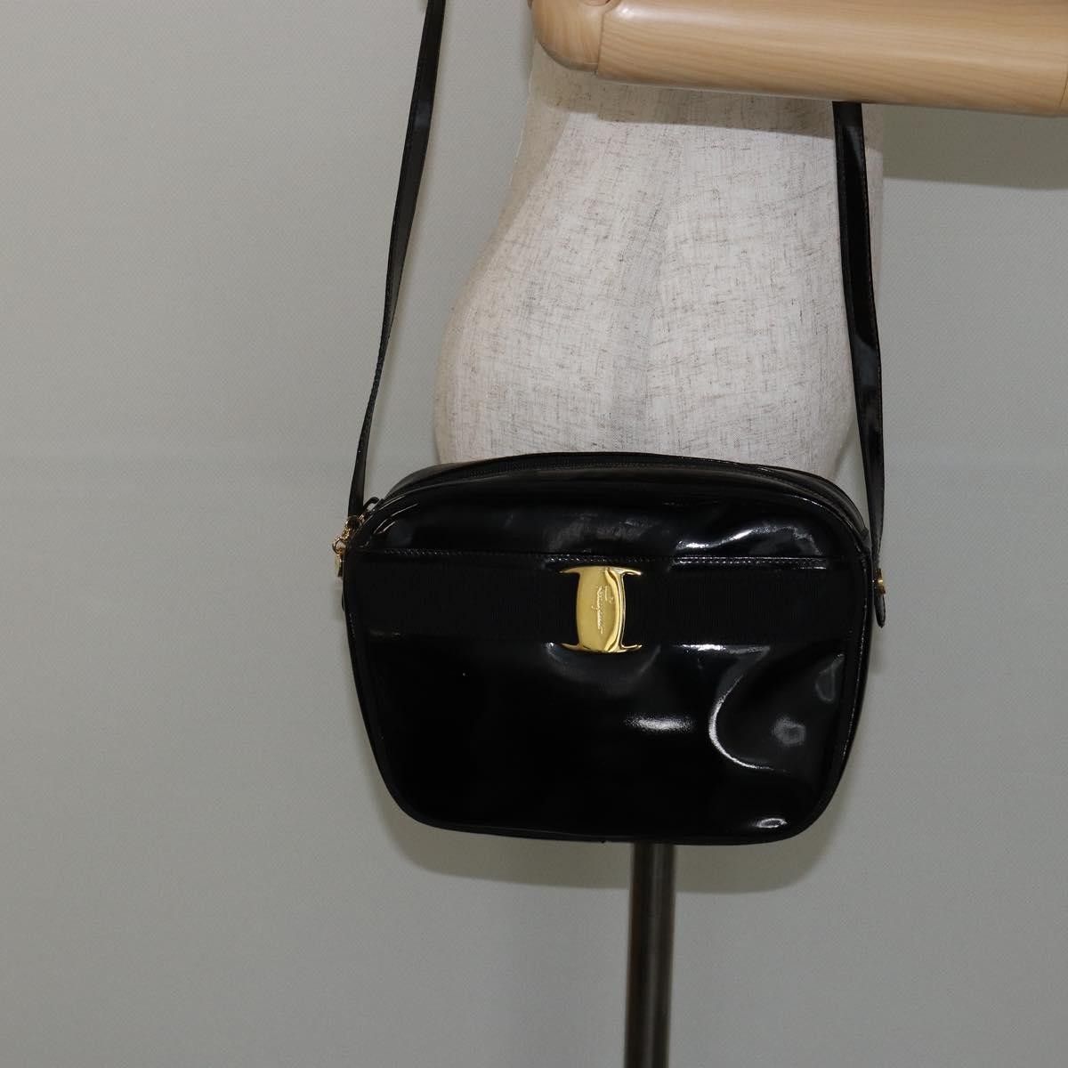 Salvatore Ferragamo Salvatore Ferragamo Vala Patent Leather Size ONE SIZE - 13 Thumbnail