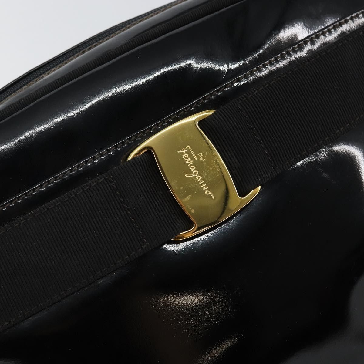 Salvatore Ferragamo Salvatore Ferragamo Vala Patent Leather Size ONE SIZE - 17 Thumbnail