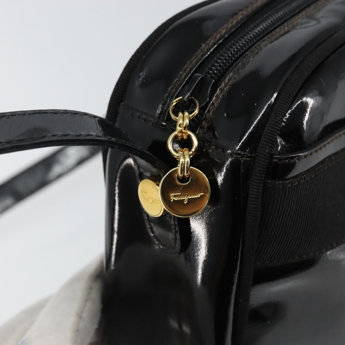 Salvatore Ferragamo Salvatore Ferragamo Vala Patent Leather Size ONE SIZE - 12 Thumbnail