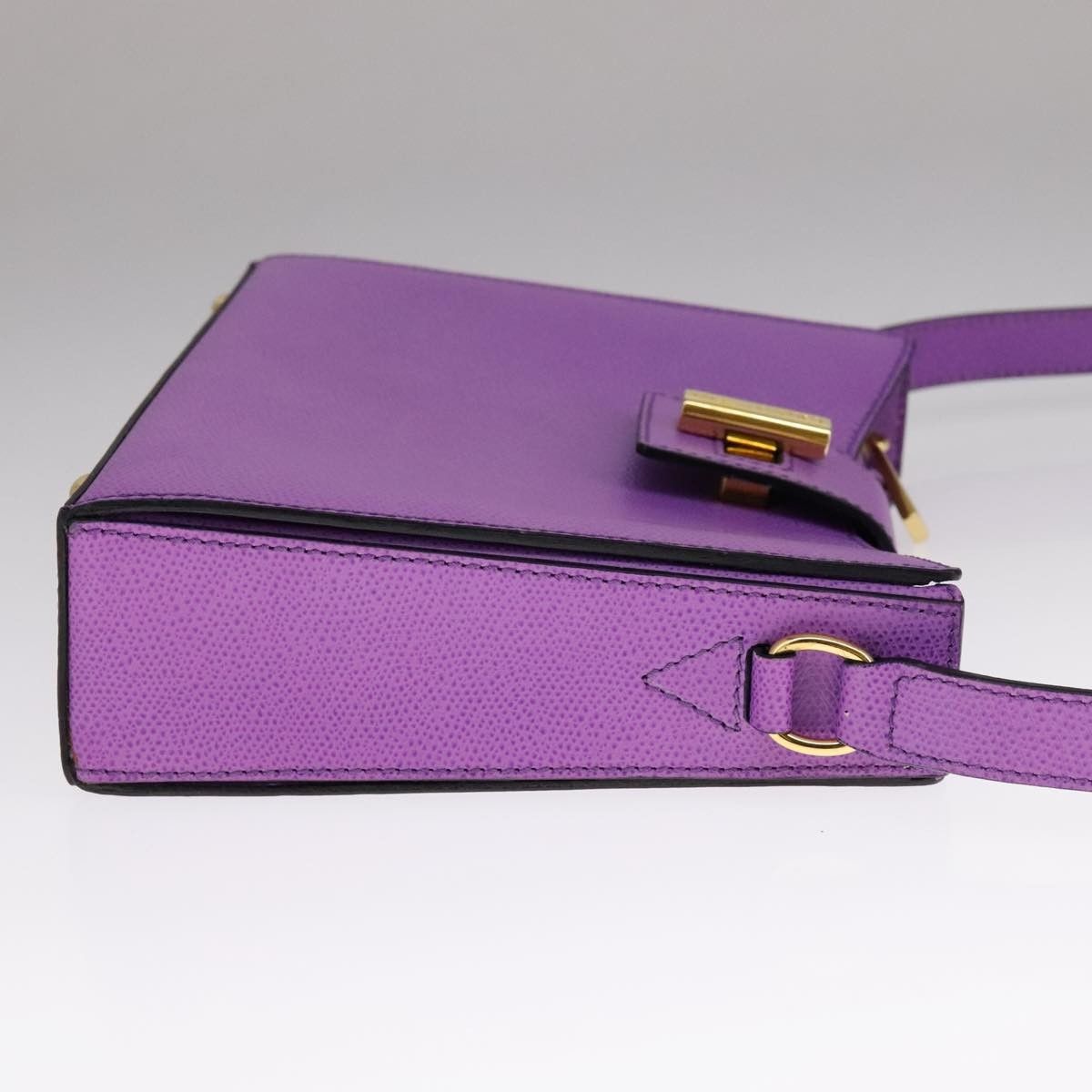Celine Celine Vintage turn lock shoulder bag Leather Size ONE SIZE - 4 Thumbnail