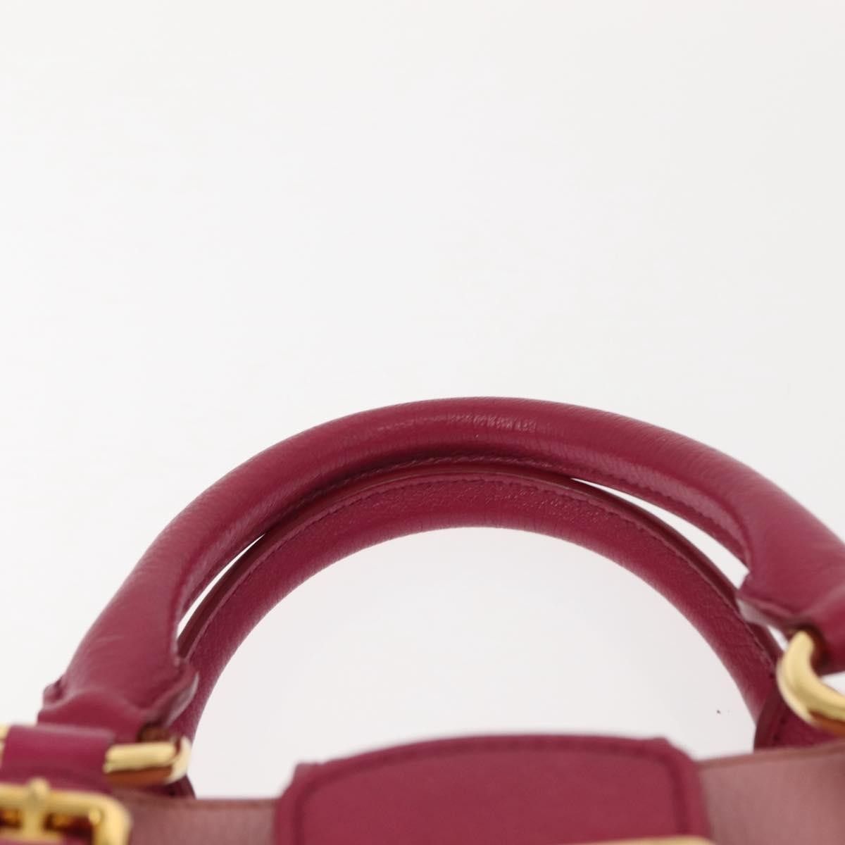 Miu Miu Miu Miu Madras Convertible Lock Tote Leather Size ONE SIZE - 18 Thumbnail